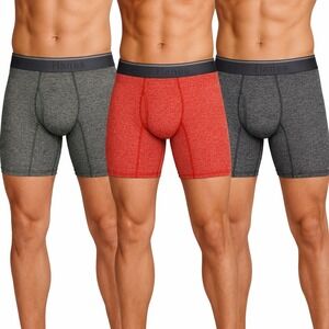 Hanes Small (28-30) Comfort Flex Fit Breathable Stretch Mesh Boxer Briefs 3 Pack